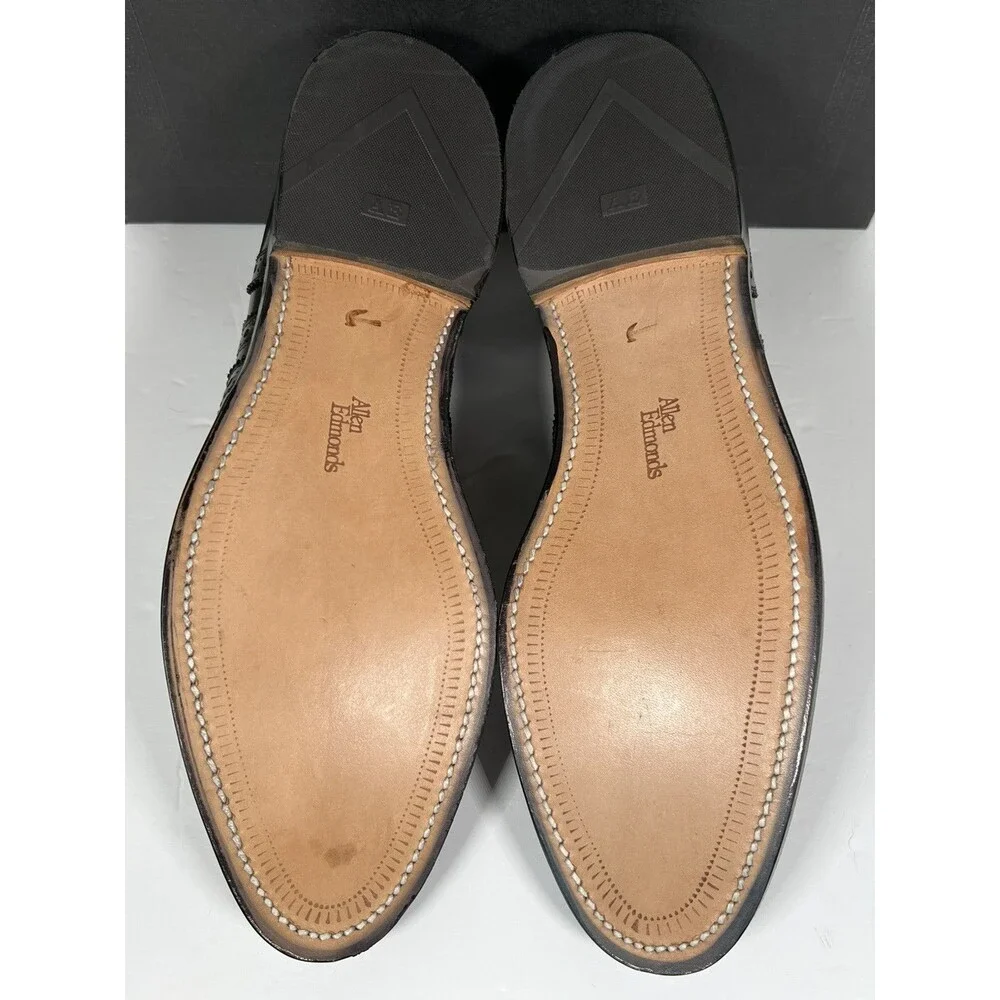 Allen Edmonds McAllister Black Leather Wingtip Oxfords Dress Shoes Men’s Sz 11 B